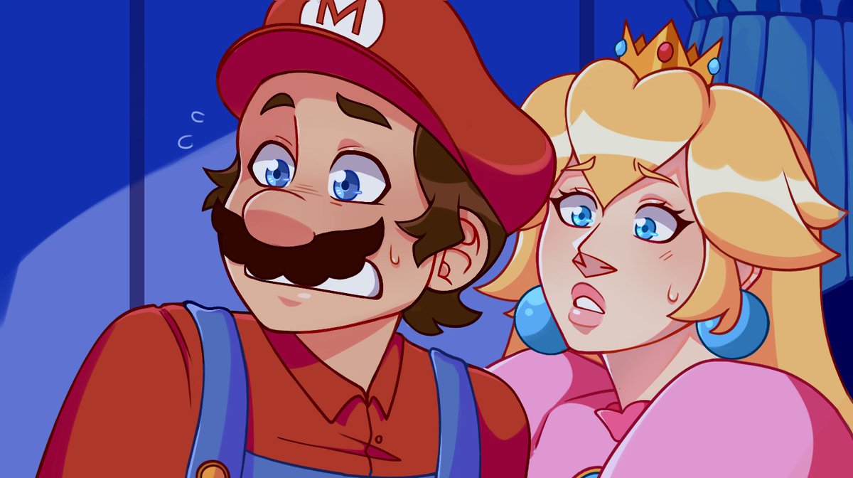 Redraw of a scene from the 1986 movie 'The Great mission to save Princess Peach!' ❤️💕✨ 

god i love them,,,whats their ship name called?? i feel like its obvious but idk pfff

#SuperMarioMovie #Princesspeach #Princesspeachfanart #MarioBrosMovie #mariobros