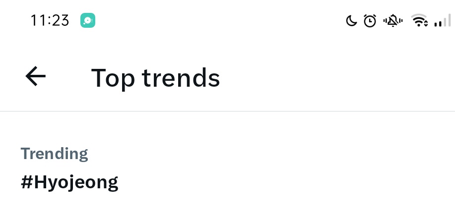 Just #Hyojeong making it trending. 🥰