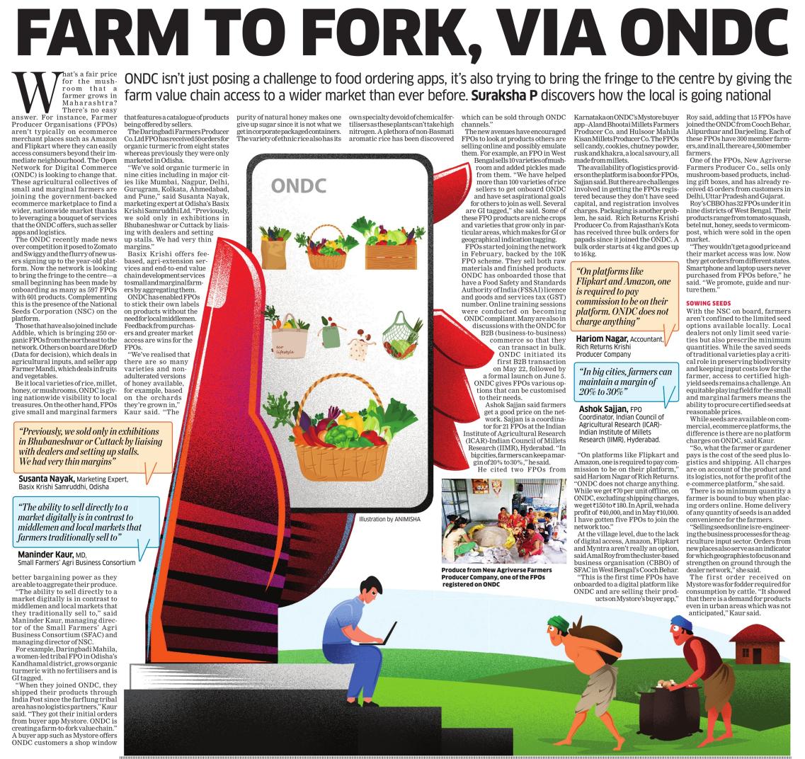 Farm to Fork: How @ONDC_Official is giving nationwide visibility to Farmer Proucer Organisations @sfacindia
@mkaurdwivedi
economictimes.indiatimes.com/tech/technolog…

 @EconomicTimes @ETtech