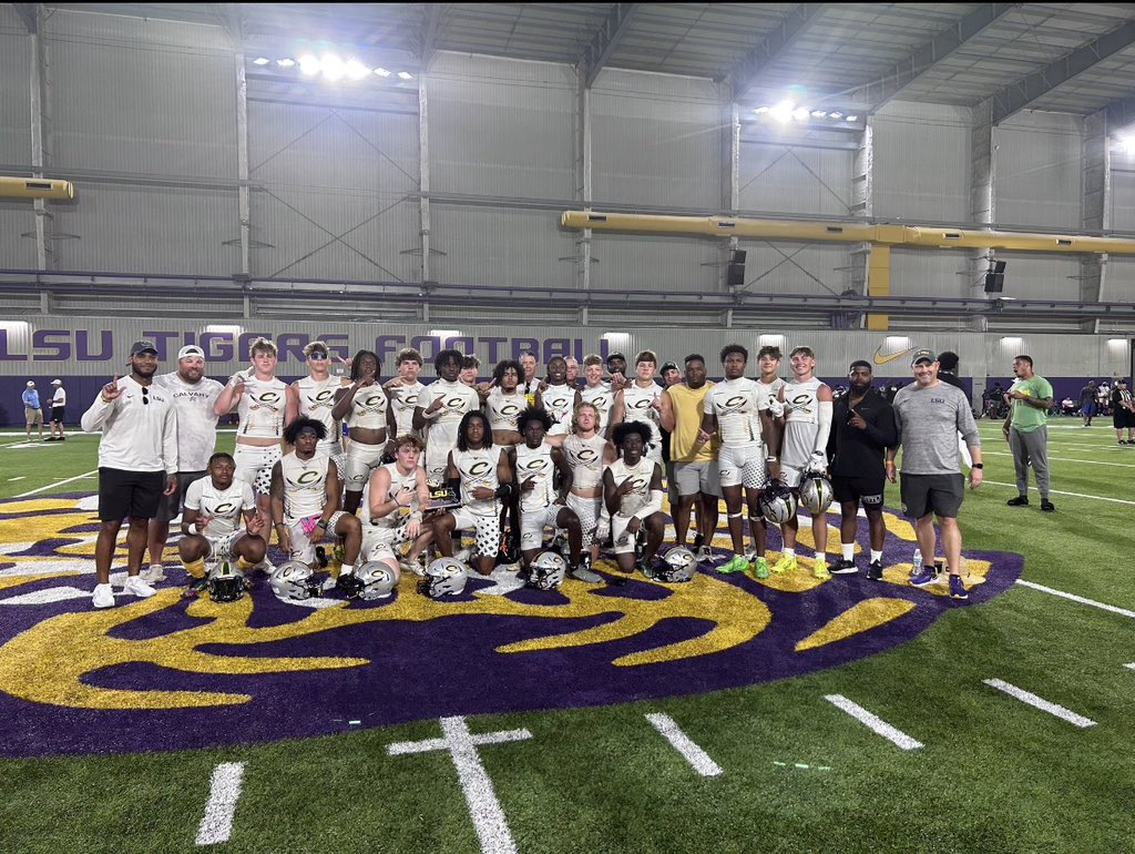 #AGTG 🔥Division II 7v7 Champions at @LSUfootball today. 🔥
#jobsnotfinished🐍