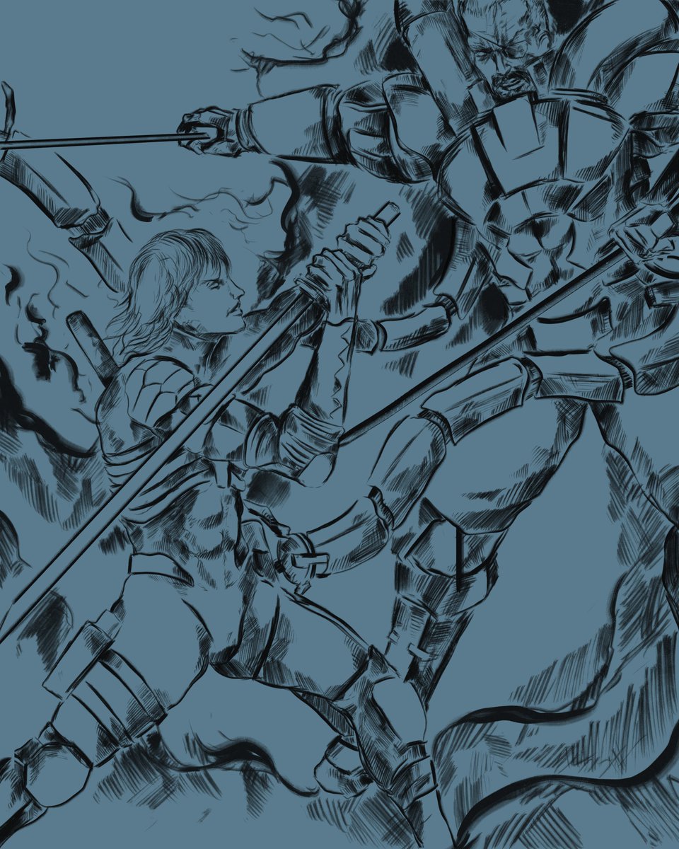 Metal Gear Solid 2 doesn't get nearly the love it should.
#WIP 
#Sketch