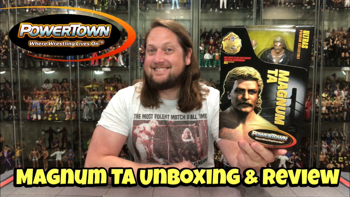 Magnum TA Powertown Ultras Series 1 Unboxing & Review! youtu.be/ROLA2u_6riQ #magnumta #powertown #wwe #wwf #nwa #aew #toycollector #wcw #awa #scratchthatfigureitch #actionfigures #actionfigure #toy #toys #toystagram #wrestling #elitesquad #toyreview #toyunboxing #wrestling