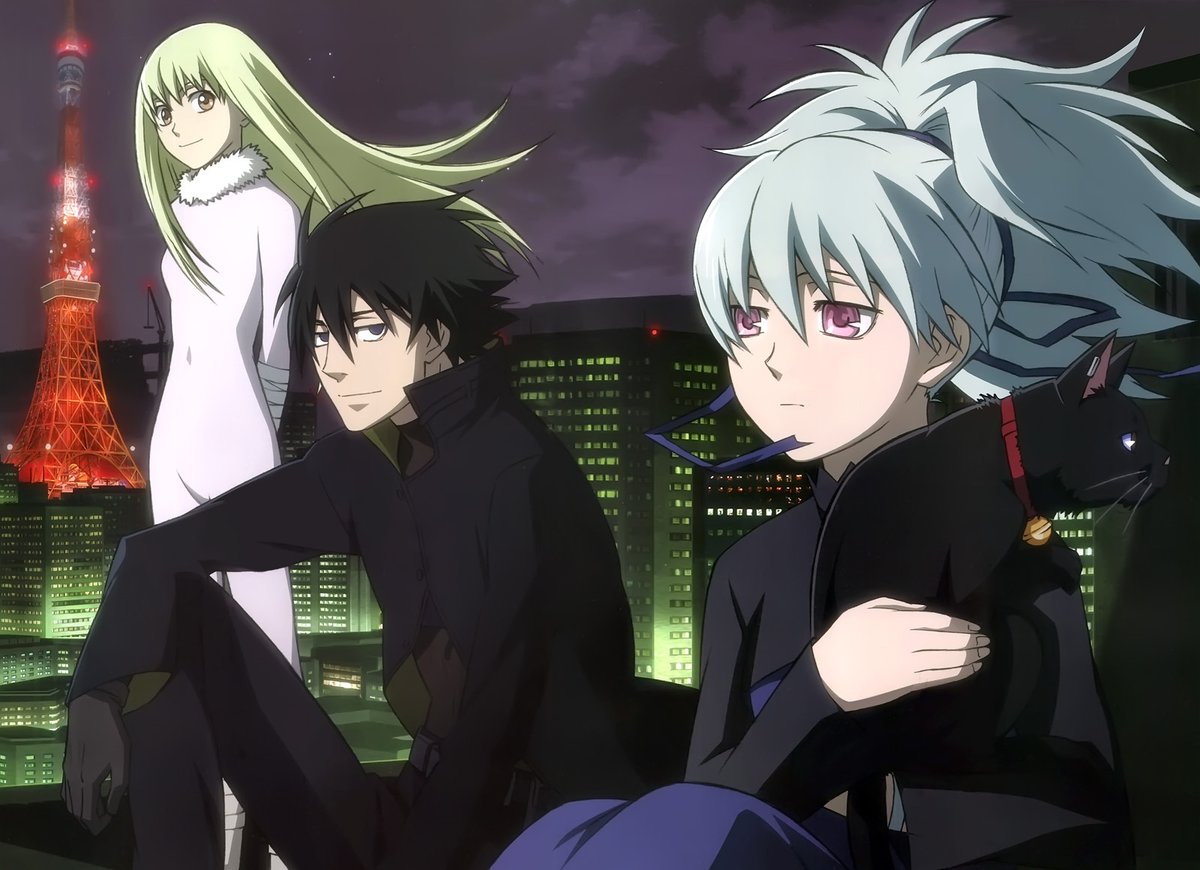 boneslog's tweet photo. Illustration by Takahiro Komori (小森 高博)

Source: Darker Than Black (Newtype Dec. 2007) https://t.co/QqPabGMX66