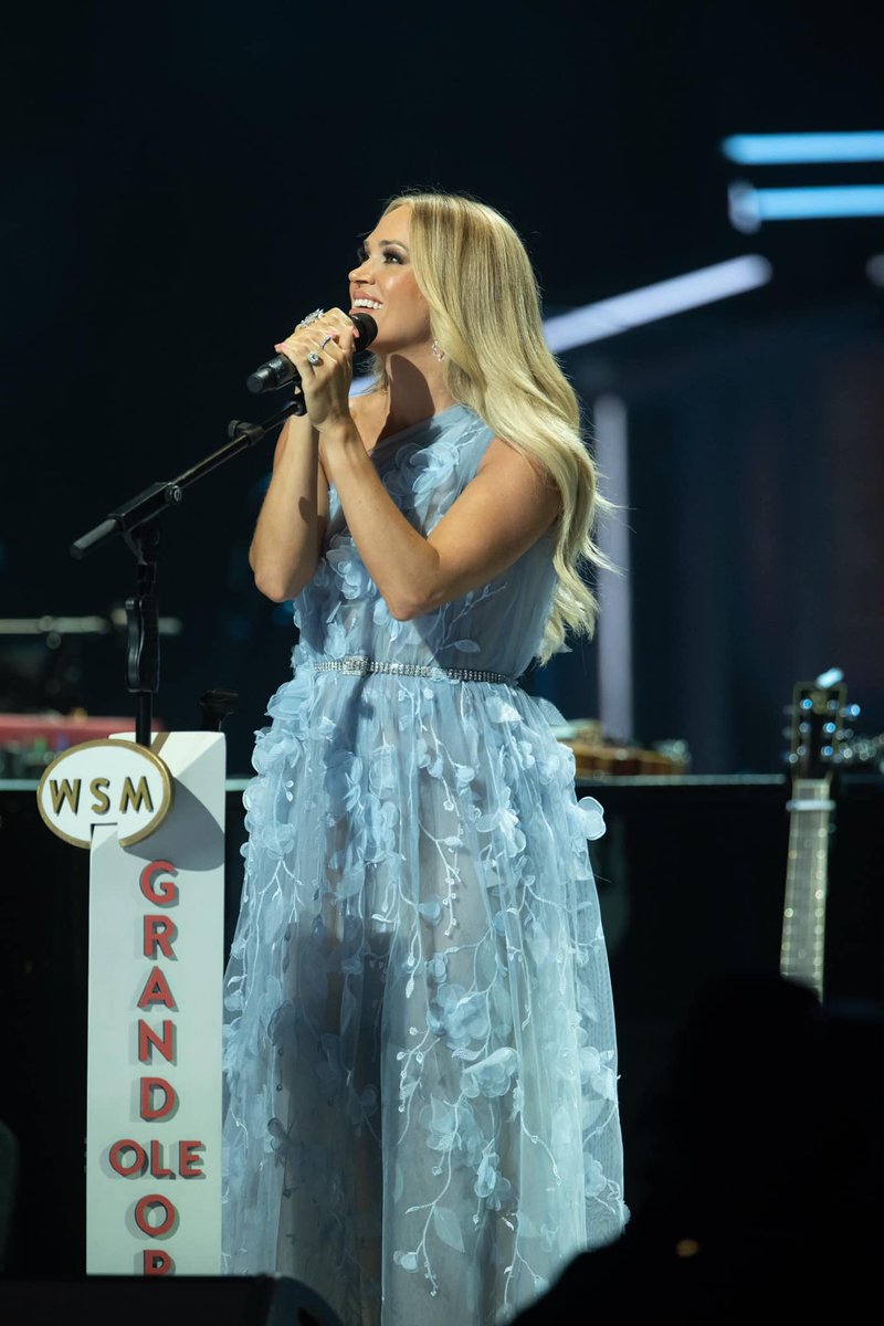 Watch Carrie on #OpryLive tonight at 9/8c on @CircleAllAccess or the @opry’s Facebook or YouTube channel. -TeamCU