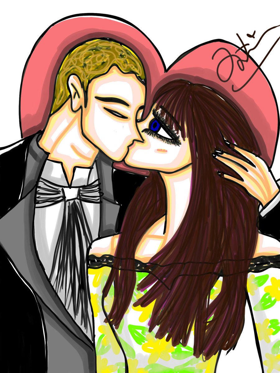 Mooneira's tweet image. One of Gabriel St. Vincent &amp;amp; Lady Pandora Ravenel’s kissing scenes in Devil in Spring (a historical romance novel by Lisa Kleypas) 💐🌷🌹🪻🪷🌺🌸🌼🌻

#DevilInSpring #HistoricalRomance #LisaKleypas #LKFanArt #LkFandom #FadimaMooneiraArts👩🏻‍🎨 #ArtistCommunity #ArtistOnTwitter
