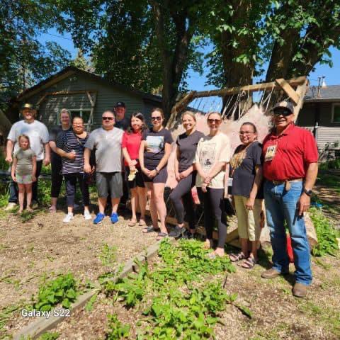 chief_school's tweet photo. This week, 100 students from Chief Whitecap School had the opportunity to participate in Moose Hide scraping through land based learning. We are grateful for this experience and our partnership with WDFN.

#landbasedlearning https://t.co/9k47RaBG1f