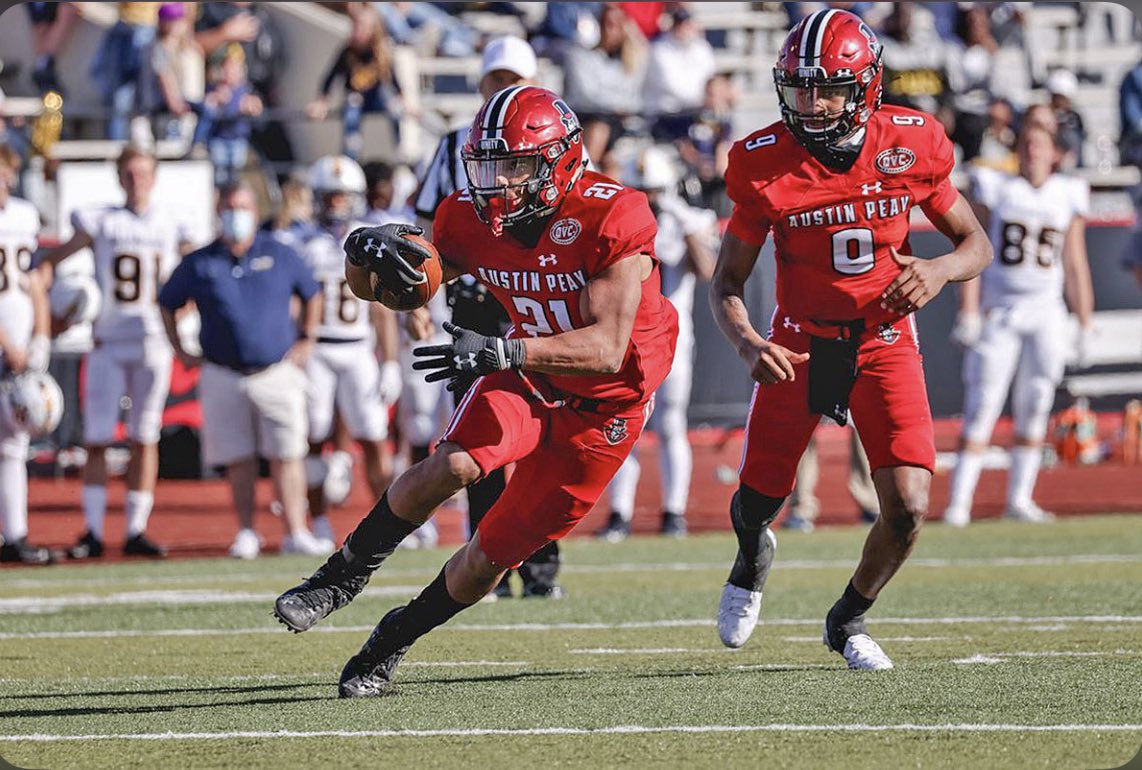RJ EVANS II 2026 (@rjevans07) on Twitter photo #AGTG after a great conversation with @CoachMC_APSU i’m blessed to receive my first d1 offer from <a href="/GovsFB/">Austin Peay Football</a> #gogovs <a href="/coachmarkf/">Mark Freeman</a> <a href="/mcgavin_conner/">Conner McGavin</a> <a href="/RecruitWarriors/">Thompson Recruiting</a> <a href="/WARRIORNATION20/">Thompson Football</a> <a href="/AL7AFootball/">Alabama7AFootball</a> <a href="/PlayBookAthlete/">PLAYBOOK ATHLETE</a> #AGTG after a great conversation with @CoachMC_APSU i’m blessed to receive my first d1 offer from <a href="/GovsFB/">Austin Peay Football</a> #gogovs <a href="/coachmarkf/">Mark Freeman</a> <a href="/mcgavin_conner/">Conner McGavin</a> <a href="/RecruitWarriors/">Thompson Recruiting</a> <a href="/WARRIORNATION20/">Thompson Football</a> <a href="/AL7AFootball/">Alabama7AFootball</a> <a href="/PlayBookAthlete/">PLAYBOOK ATHLETE</a>