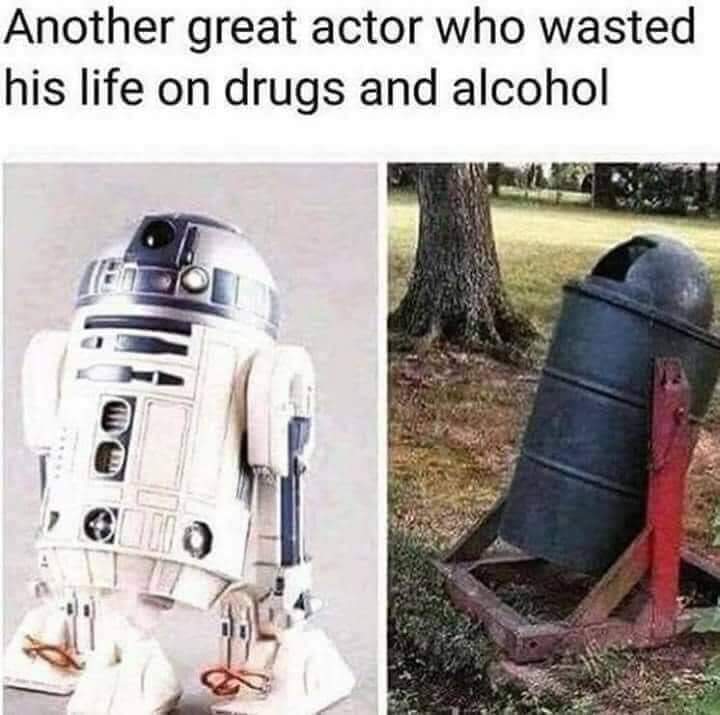 R2D2's junkie twin