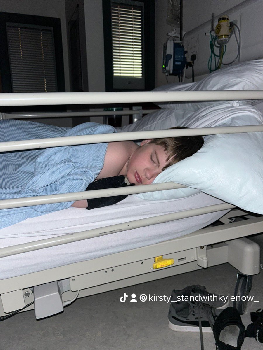 We are on night 2 in hospital my poor boy is in pain fingers crossed for a surgical decision tomorrow #standwithkylenow  #hospital  #asnreformscotland