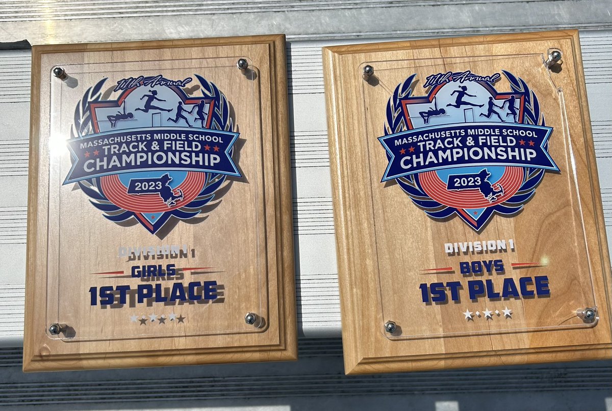 Diamond track &amp; field, both boys and girls teams, take first place at Mass. Middle School Championships💛💙 11th consecutive for girls, 7th out of 11 for the boys. <a href="/LexMinutemenAth/">Lexington Athletics</a> <a href="/MinutemenXCTF/">Lexington Cross Country - Track & Field</a> <a href="/lexingtonsuper/">Dr. Julie Hackett</a>