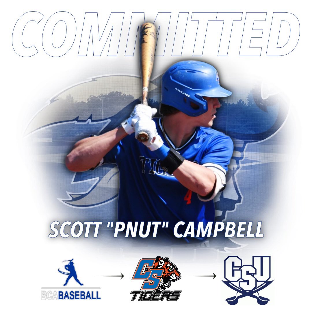BCA POST GRAD (@bcapostgrad) on Twitter photo ‼️Committed‼️
Big Congrats to former player, @Scottcampbell_4 on his commitment to @CSUBucsBaseball a student athlete!🔥
•No offers out of H.S
•Got better via BCA PG
•All conference at <a href="/ChattStTigersBB/">Chatt State Baseball</a>
•Now a D1 Scholarship
Find your path! We are Proud of you PNUT!! ‼️Committed‼️
Big Congrats to former player, @Scottcampbell_4 on his commitment to @CSUBucsBaseball a student athlete!🔥
•No offers out of H.S
•Got better via BCA PG
•All conference at <a href="/ChattStTigersBB/">Chatt State Baseball</a>
•Now a D1 Scholarship
Find your path! We are Proud of you PNUT!!