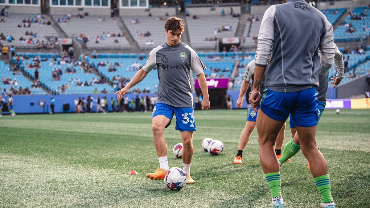 SoundersFC's tweet photo. Locked in 🔒

#CLTvSEA https://t.co/aMnKDFvgwj