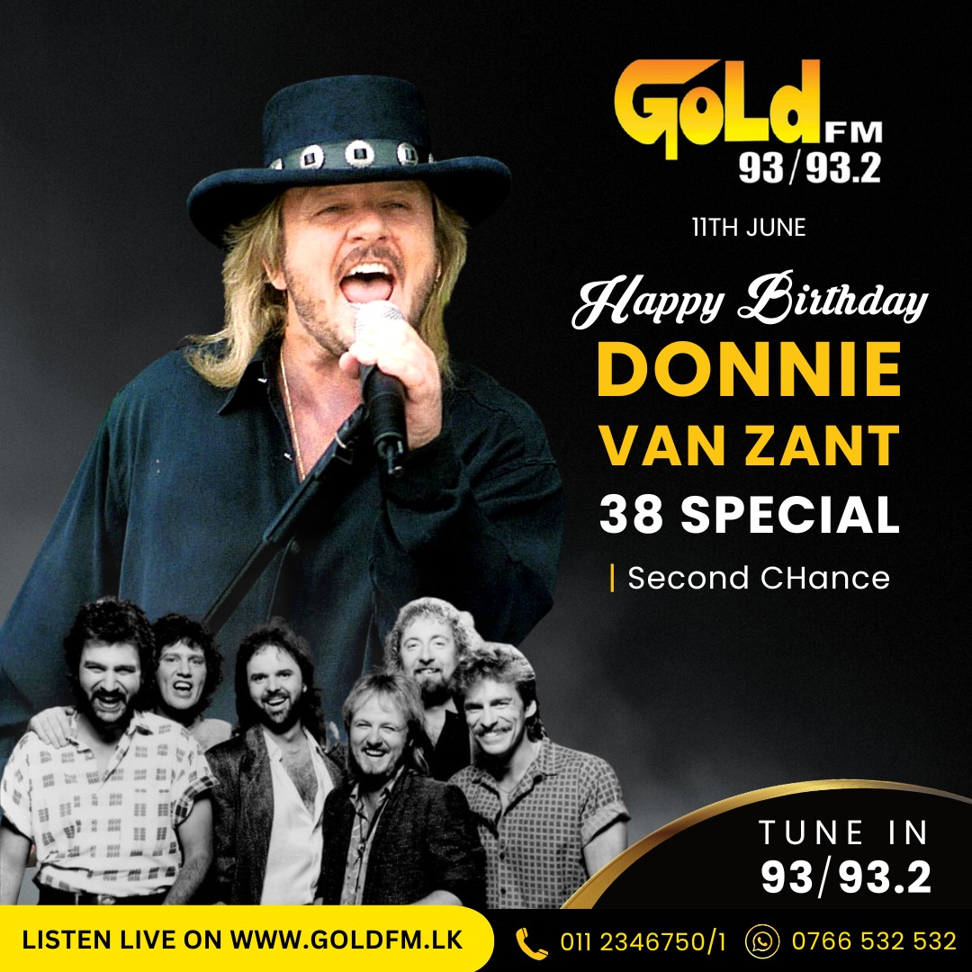 HAPPY BIRTHDAY TO DONNIE VAN ZANT TUNE IN NOW 93 / 93.2 Island wide    