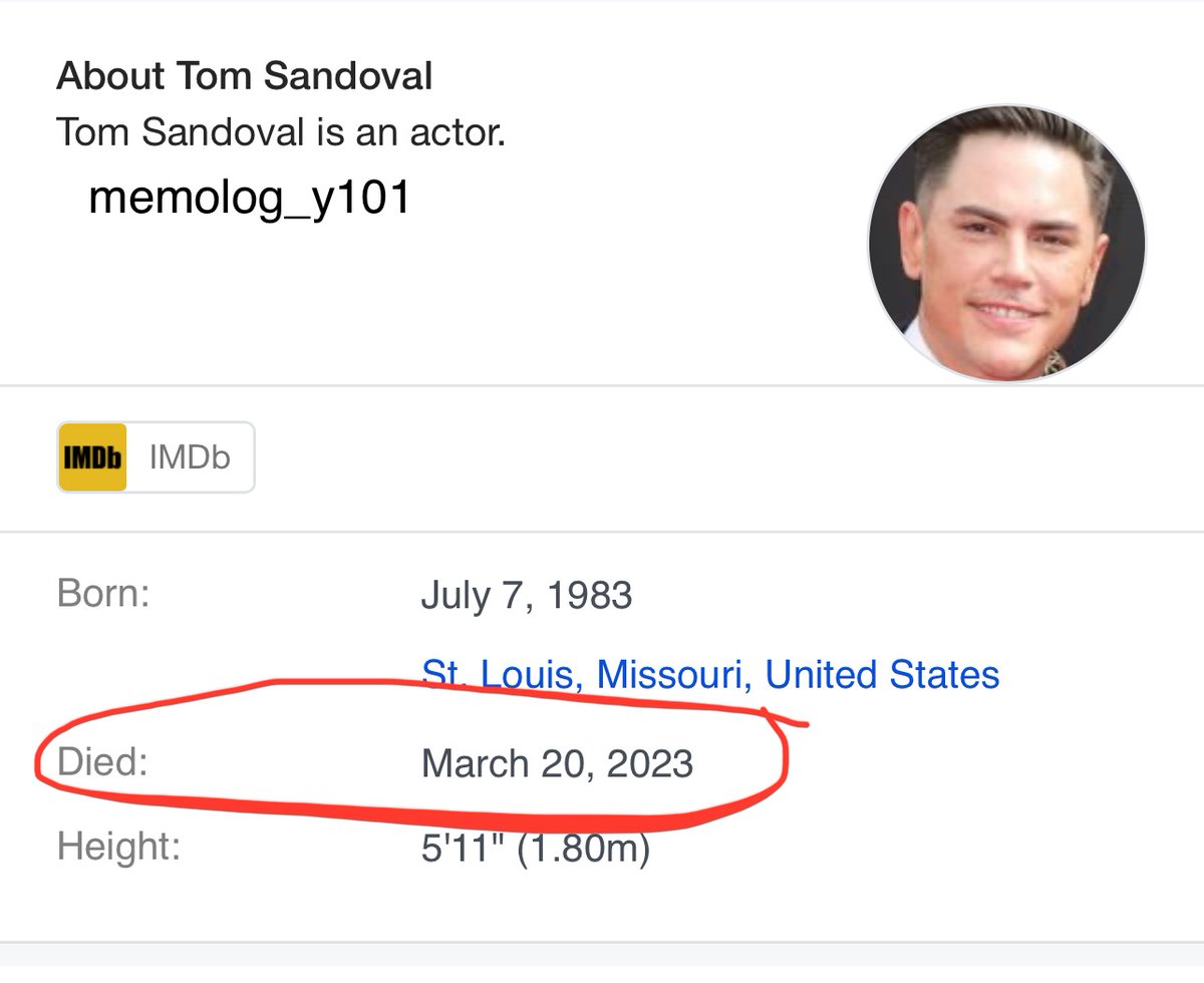 Who did this? I’m💀 March 20th is the day Ariana Madix savagely told Tom Sandoval “to die” in the new mid-season trailer for #VanderpumpRules