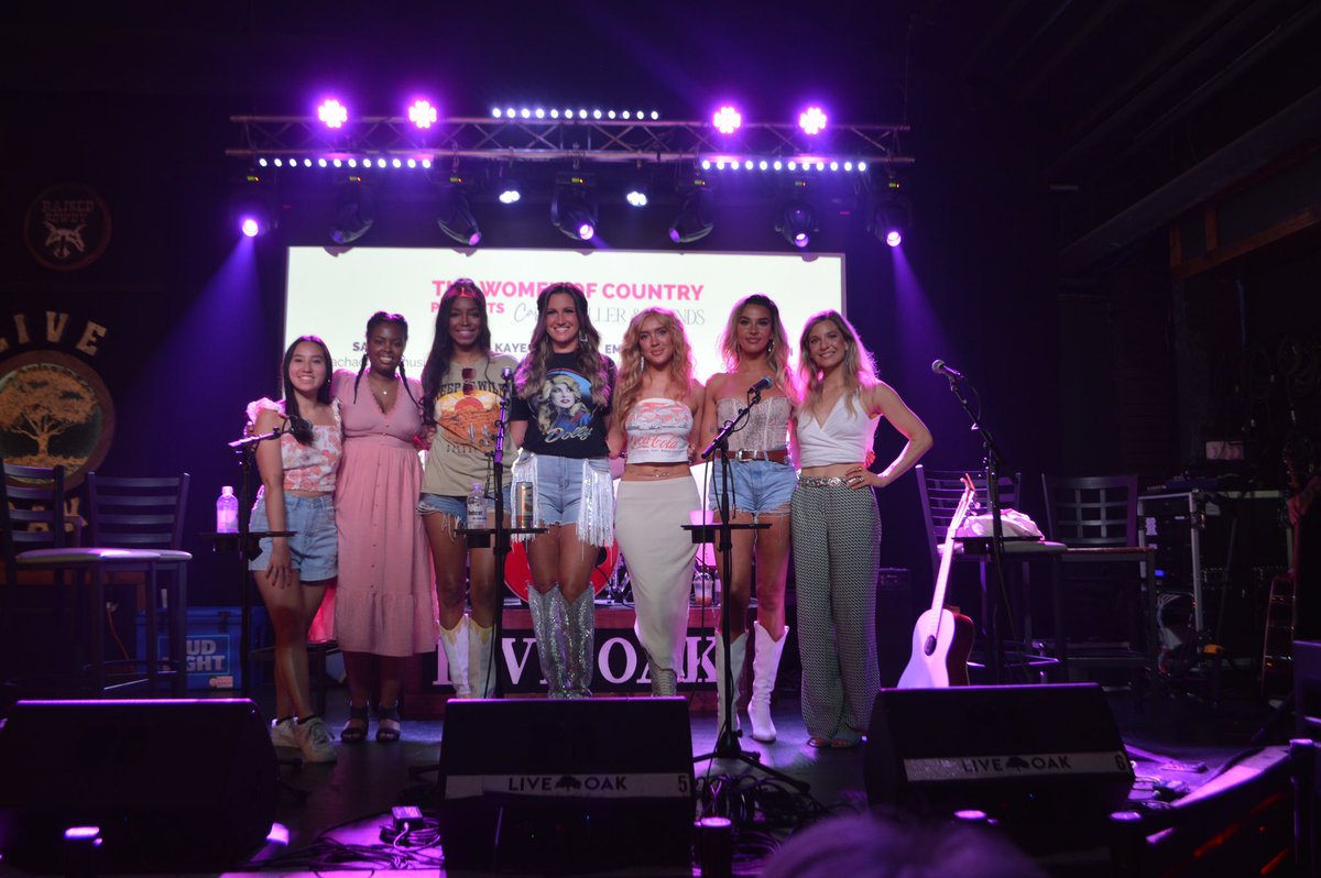 TheWomenCountry's tweet photo. We couldn’t have asked for a better group of gals to play our 1 year anniversary Carolyn Miller &amp; Friends show! 🤩 Thank you @dory_jackson for hosting and all of YOU who came out in support! We’ll see you again on June 27th at @3rdandLindsley, get your tickets now ✨🎟️ https://t.co/gpqideyY9r