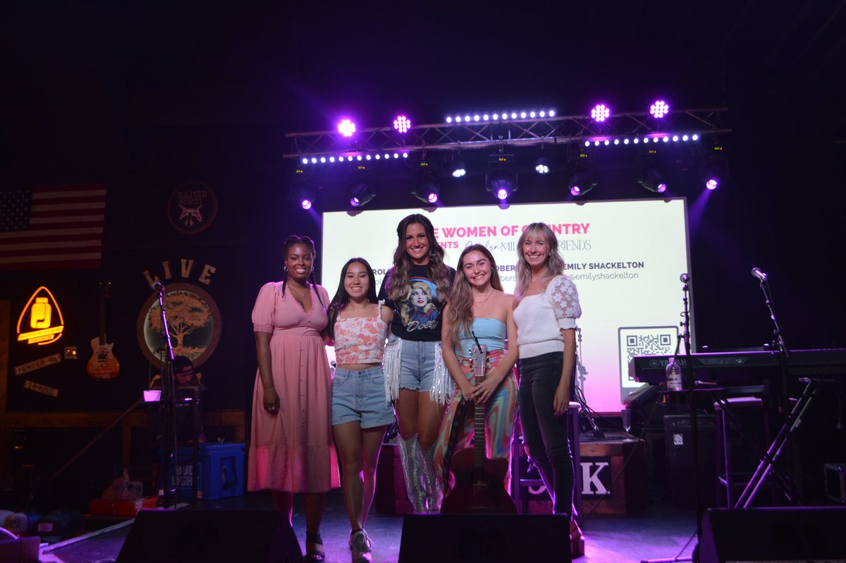 TheWomenCountry's tweet photo. We couldn’t have asked for a better group of gals to play our 1 year anniversary Carolyn Miller &amp; Friends show! 🤩 Thank you @dory_jackson for hosting and all of YOU who came out in support! We’ll see you again on June 27th at @3rdandLindsley, get your tickets now ✨🎟️ https://t.co/gpqideyY9r