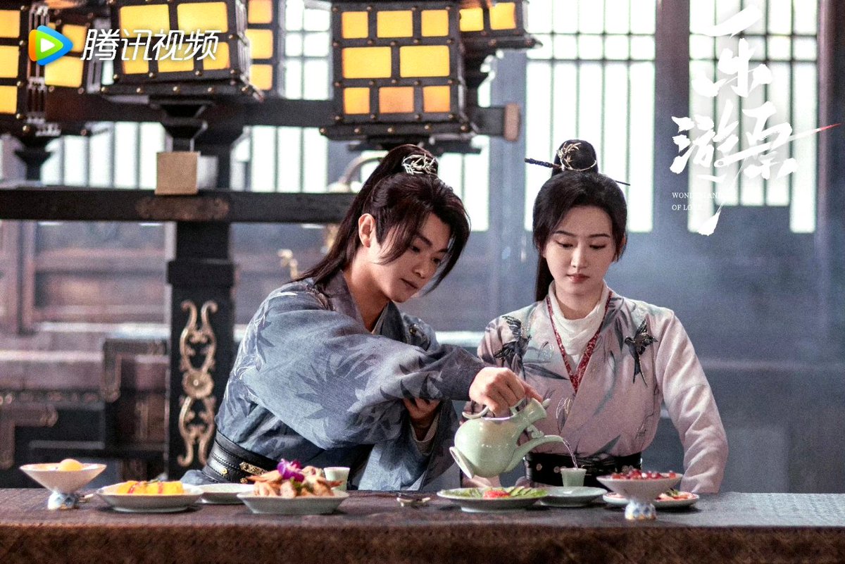 Drama #WonderlandOfLove starring #XuKai #JingTian release new stills.