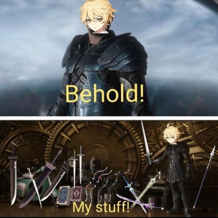 "I introduce...my stuff. "