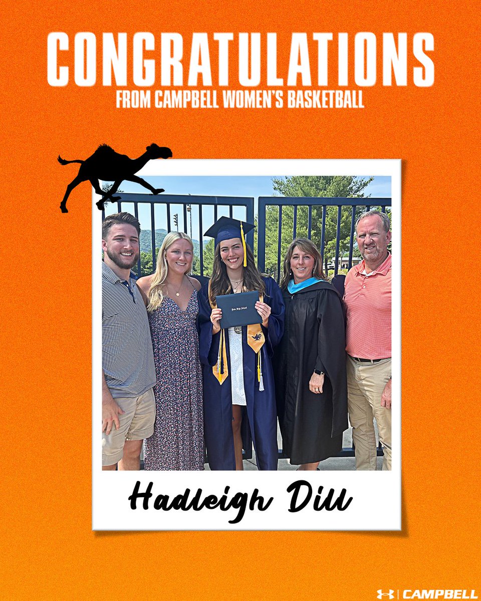 𝐂𝐨𝐧𝐠𝐫𝐚𝐭𝐮𝐥𝐚𝐭𝐢𝐨𝐧𝐬 🎓 to incoming freshman Hadleigh Dill on graduating from Enka HS!

Next stop ➡️ Campbell University

#SweatAndServe | #RollHumps 🐪🏀