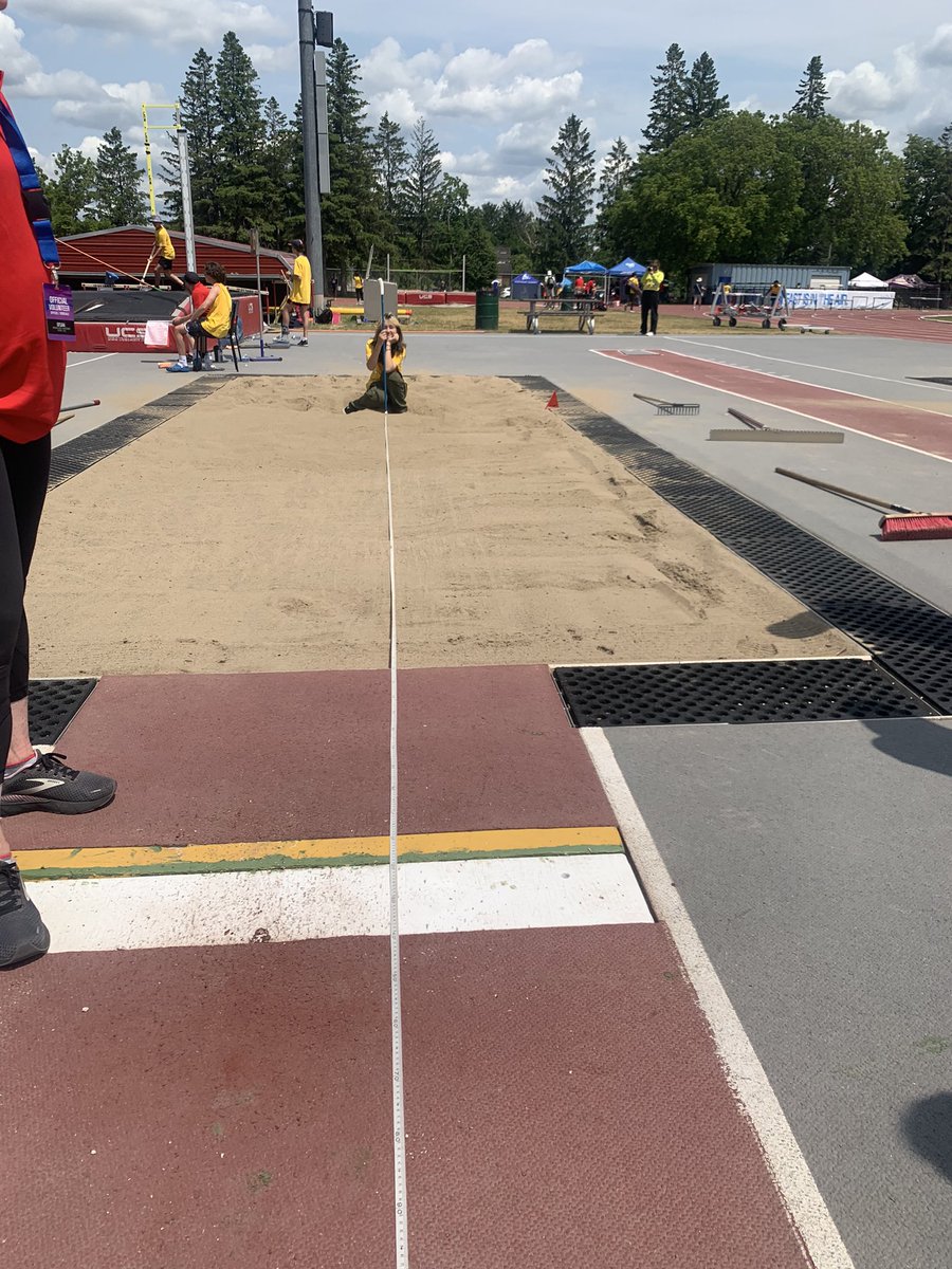 dave_harju's tweet photo. Amazing OFSAA track &amp; field action at the Terry Fox Facility. Yesterday John Byrne finished an amazing season running a gutsy 100m heat - leading much of it and finishing 4th. Today, St Matt’s crew measured 2 OFSAA long jump records of 36 and 12 years. @CapoOttawa @StMatthewOCSB https://t.co/9lQuSBBL3e
