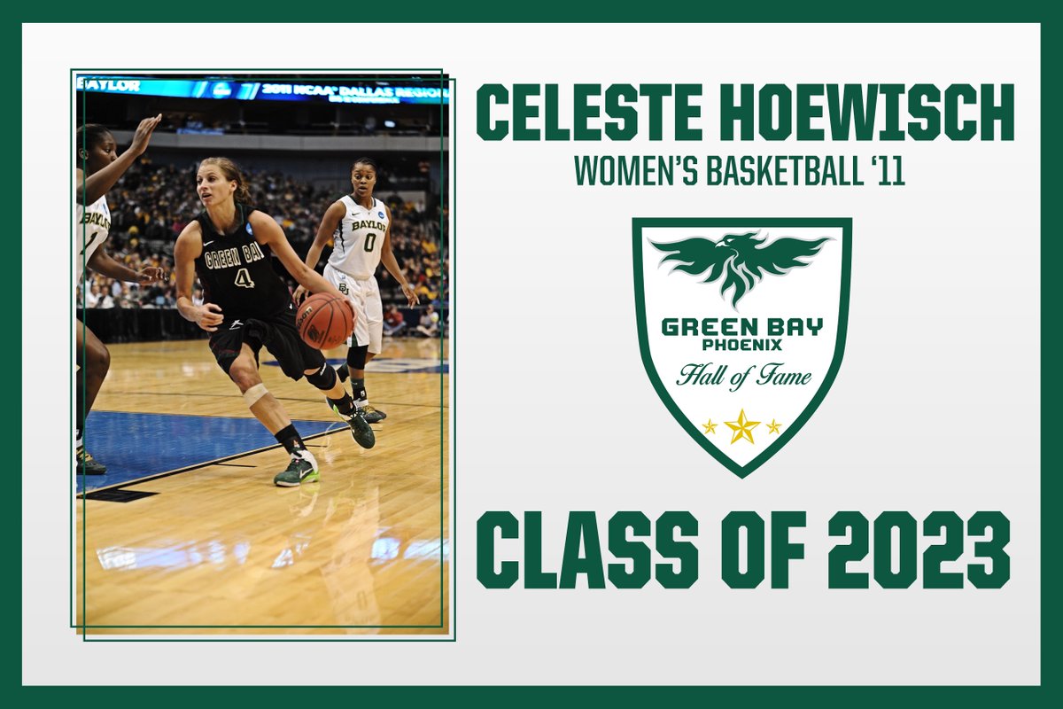 GBPhoenix's tweet photo. Celeste Hoewisch | Class of 2023 🏆

• Ninth most points in program history
• Horizon League Co-Player of the Year and Co-Defensive Player of the Year in 2011
• 2011 Horizon League Tournament MVP

#PhoenixHOF | @gbphoenixwbb https://t.co/BUXi9tApDL