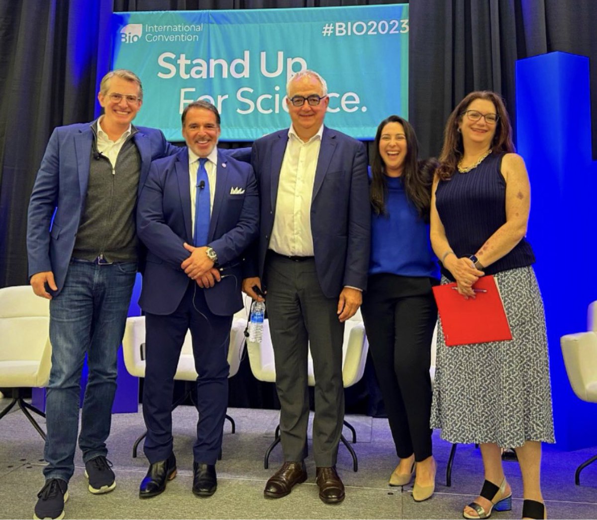 DrBobHariri's tweet photo. Enjoyed the BIO 2023 panel with Paul Stoffels @GalapagosNV, Kent Wakeford @form_bio, Maria Pineda @envisagenics hosted by @FishburnSimone @BioCentury @VAmann @celularity @StemCellMarket @PeterDiamandis https://t.co/Cjusxw6shM