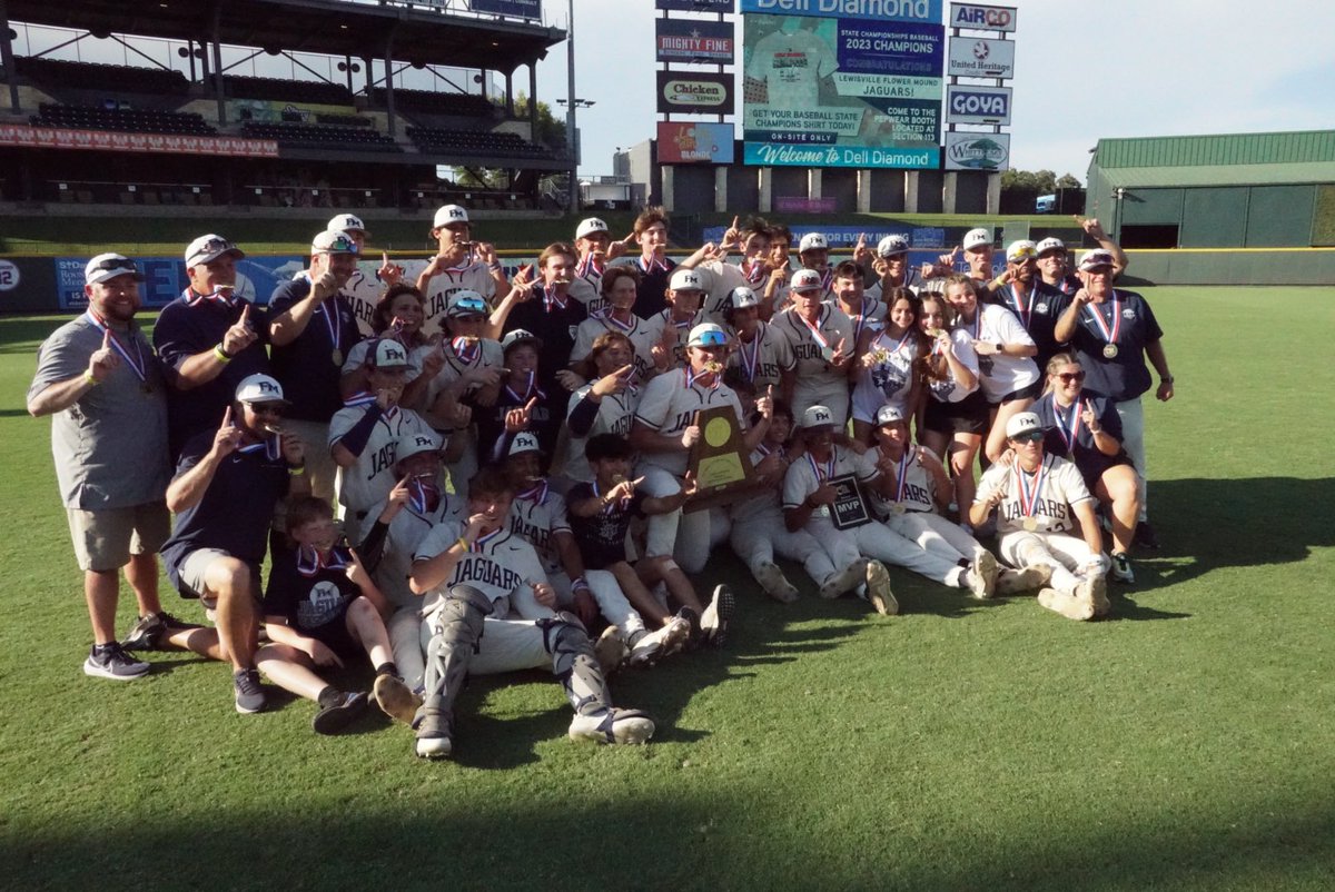 THSBCA's tweet photo. Congratulations to the @FMJagsHardball 2023 6A @uiltexas State Champions @thsbca #2023state⚾️ https://t.co/zwv6HRoYJA