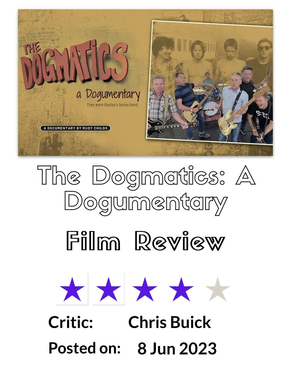 thedogmatics's tweet photo. 4/5 star #documentary review on @UKFilmReview “The Dogmatics: A Dogumentary” https://t.co/mOSIEVq8eU https://t.co/Zsrb1LnVnn