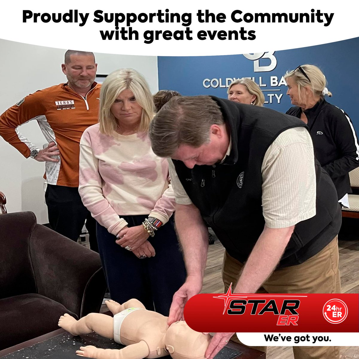 staremergency's tweet photo. Supporting our community with our partners, Republic EMS, through CPR and First Aid classes. Message us for details. https://t.co/HrePBelJ4p