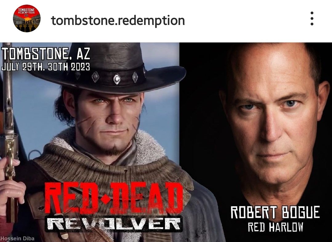 This one was truly unexpected 🤯 the og outlaw of the franchise, #RedHarlow, is coming to #TombstoneRedemption!

Holy smokes! 🤯
#RedDeadRevolver
#RobertBogue