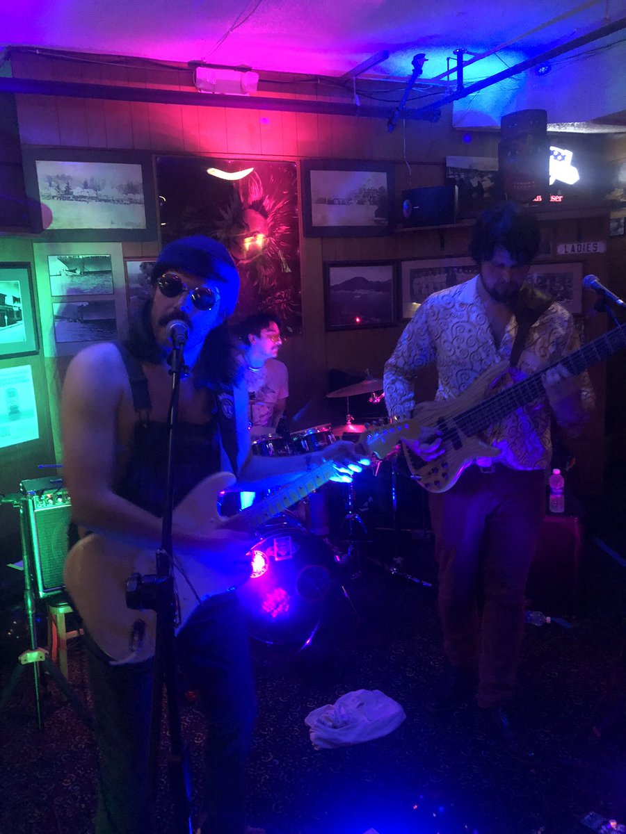 <a href="/dudemtnband/">Dude Mtn</a> last night at the Sourdough Bar playing for the release of their new Denali brewery beer.