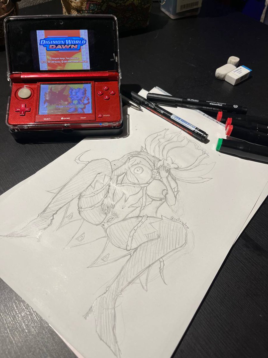 Every rose has its thorn, right?
🌹🌹🌹
#Rosemon from #Digimon

#digimonfanart #nsfwartist #waifu #rule34 #rule_34 #r34 #nsfwart #DigimonSurvive #3ds #flowers #nintendonsfw #nintendo3ds #nds #sketch #bigbreast #rose #roses #red