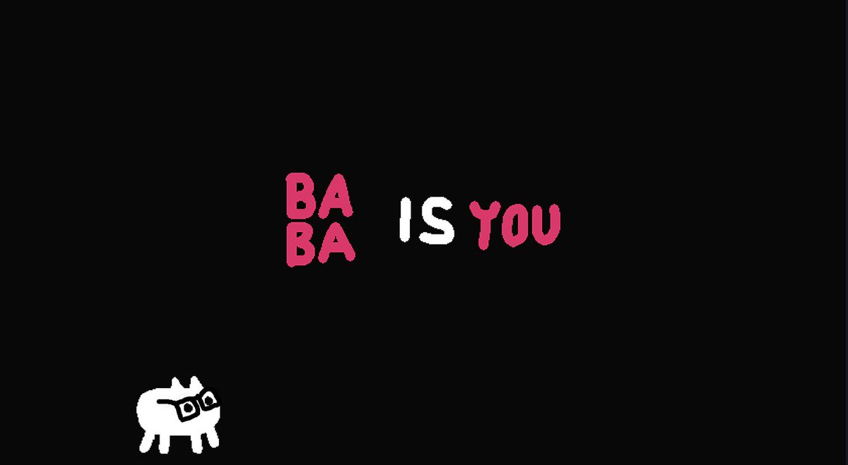 CaecusG's tweet photo. Live in one hour for more puzzles and more big brained activities. Baba is me, baba is you, baba is us all.

#babaisyou #vtuber #caecislive https://t.co/n8sIF4g548