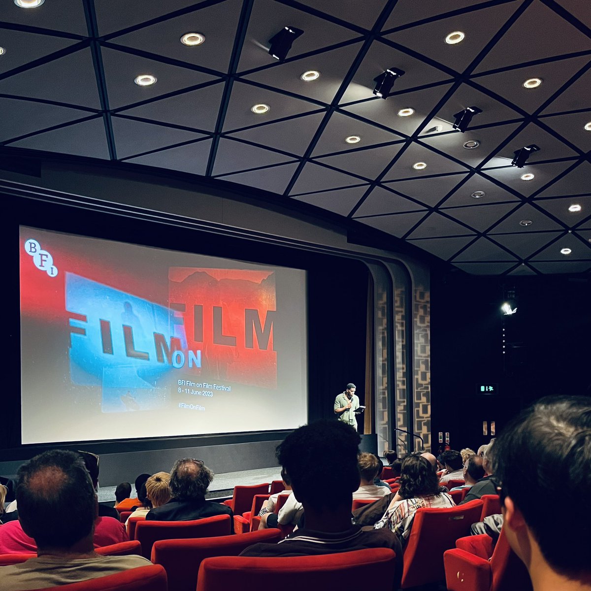 PaulRidd's tweet photo. Beautiful to hear Anthony from @weareparable speak with such passion and flare about Spike Lee and what his cinema means to him before a screening of the beautiful new print of MALCOLM X this afternoon at @BFI #BFIFOFF https://t.co/zALe4B5L9Y