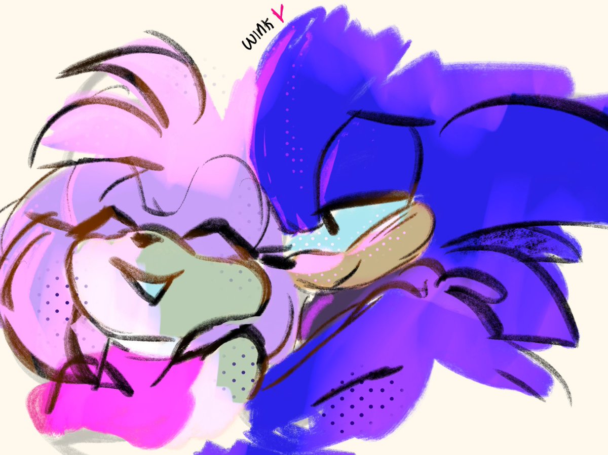 Sonic e Amy - Goodmorning #Sonamy ☺️ di @Just_MarcyArt #SpiderLegend91