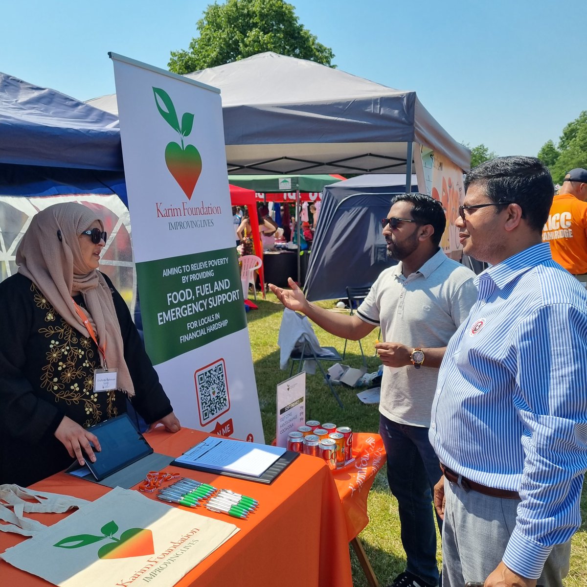 We had a fantastic time at this year's @ArburyCarnival! 😎 It was a very hot Saturday in Cambridge – perfect for hats, sunglasses, and ice cream! ☀️ Big thanks to everyone who visited our stall to learn more about our work, we always love meeting new and familiar faces ❤️