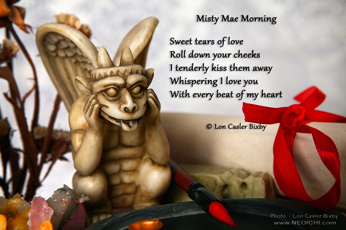 Misty Mae Morning

neoichi.com

#poems #poetry #poetrycommunity #poetrylovers #poetryisnotdead #lovepoems #sadpoems #love #soulmate #lostlove #lovelost #truelove #iloveyou