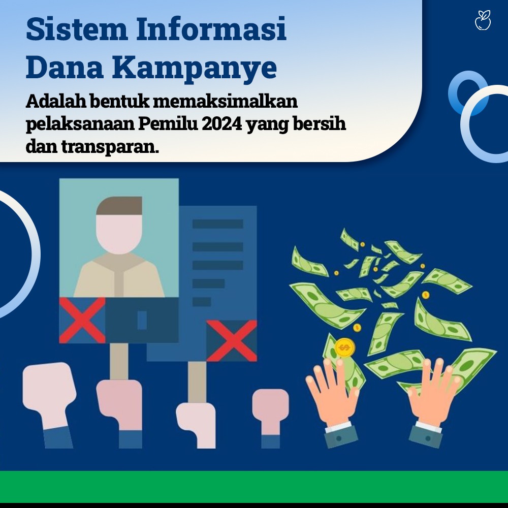 my_ways08's tweet photo. Sistem informasi dana kampanye adalah bentuk memaksimalkan pelaksanaan pemilu 2024 yang bersih dan transparan sebagai bentuk akuntabilitas peserta Pemilu kepada publik terhadap dana publik atau sumbangan dana kampanye dari pihak ketiga.

Messi Manchester City
Ballon D'or  Lukaku https://t.co/okrRKW9GTk