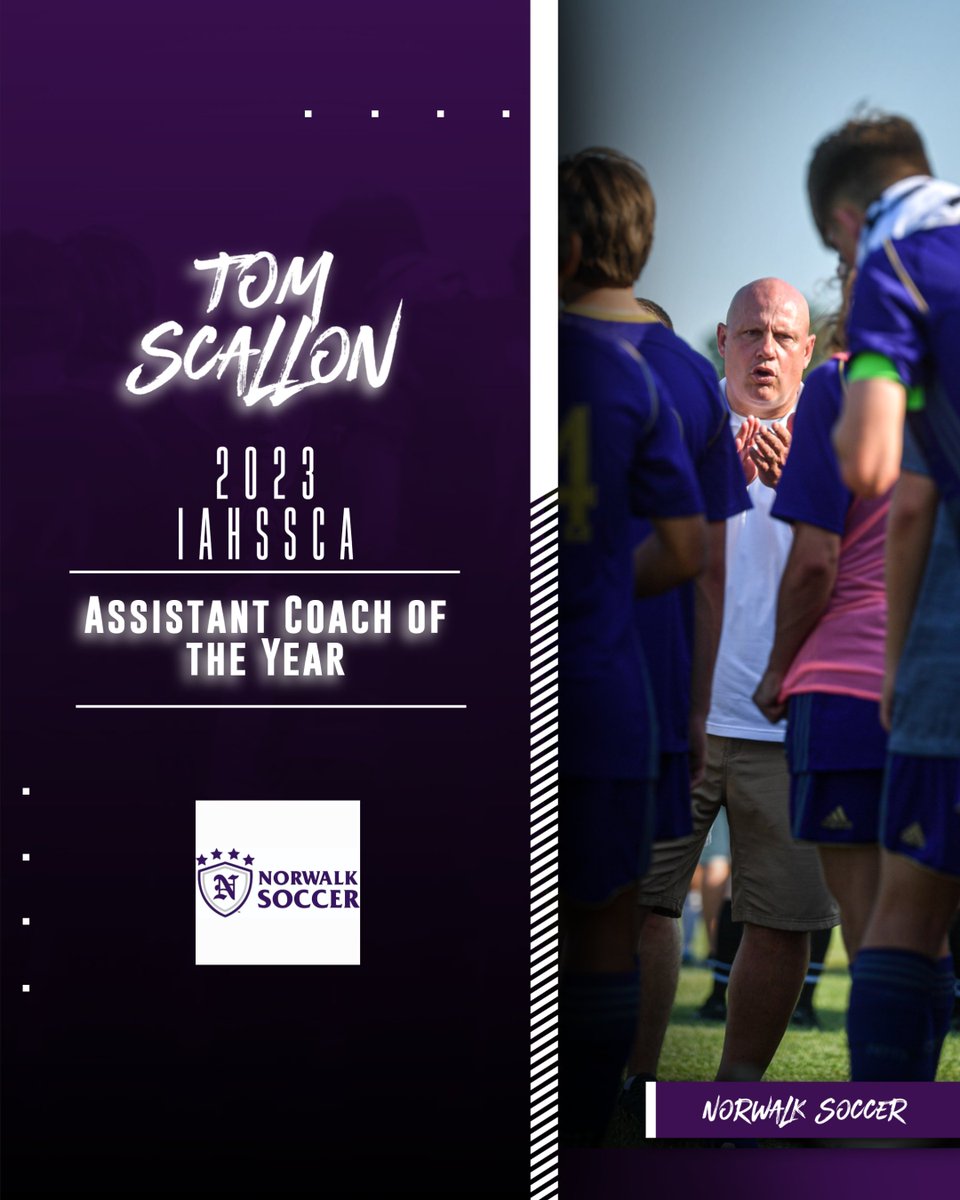 Congratulations to Coach Scallon and our entire assistant coaching staff! Much deserved and hard earned honor! Coach Scallon helped to start the program 30 years ago and he continues to be a huge part of our program to this day!