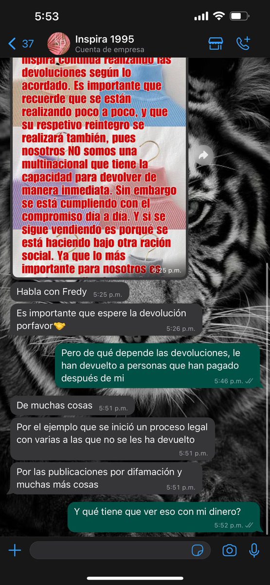 Angelina2481's tweet photo. Que tal la respuesta de la sra CELY, #inspiratejidos estafadores siguen robando a mas gente y segun la sra DANIELA CELY toca hacerla mas famosa para que devuelva lo que nos ha robado… @FiscaliaCol @sicsuper https://t.co/ovlMI6CnwY