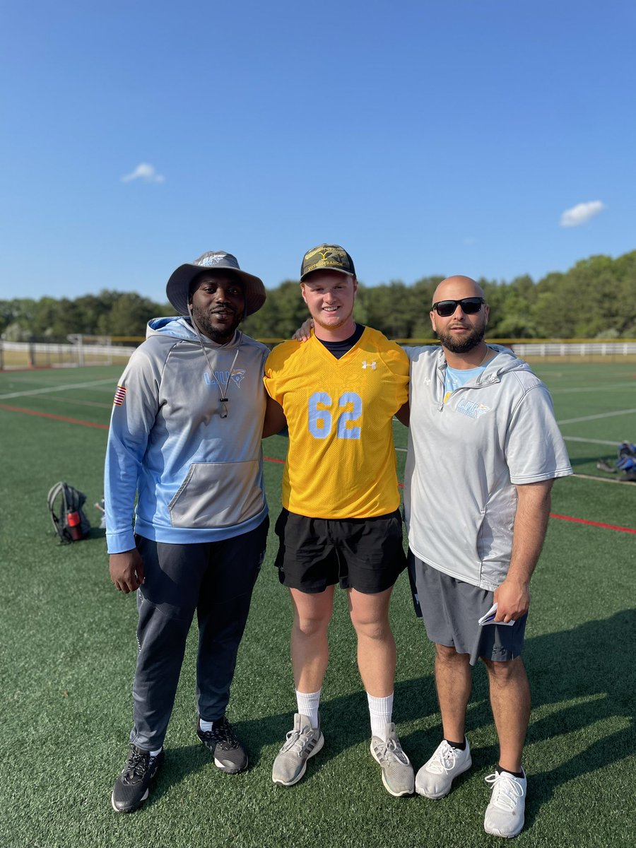 After a great camp with <a href="/Coach_A_Brunori/">Adrian Brunori</a> and <a href="/CoachRCooper/">Ron Cooper</a> I am proud to announce my first D1 full scholarship offer to LIU. I look forward to visiting the campus over the summer and learning more about the program. Go Sharks!