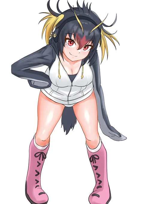 #けものフレンズ版深夜の真剣お絵描き60分一本勝負  イワトビペンギン(150min)