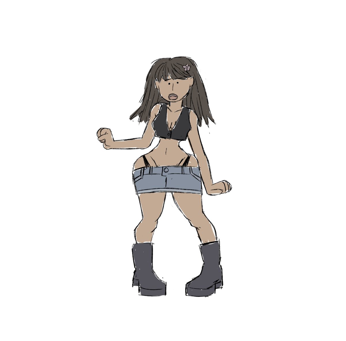 murkies_'s tweet image. hip girl