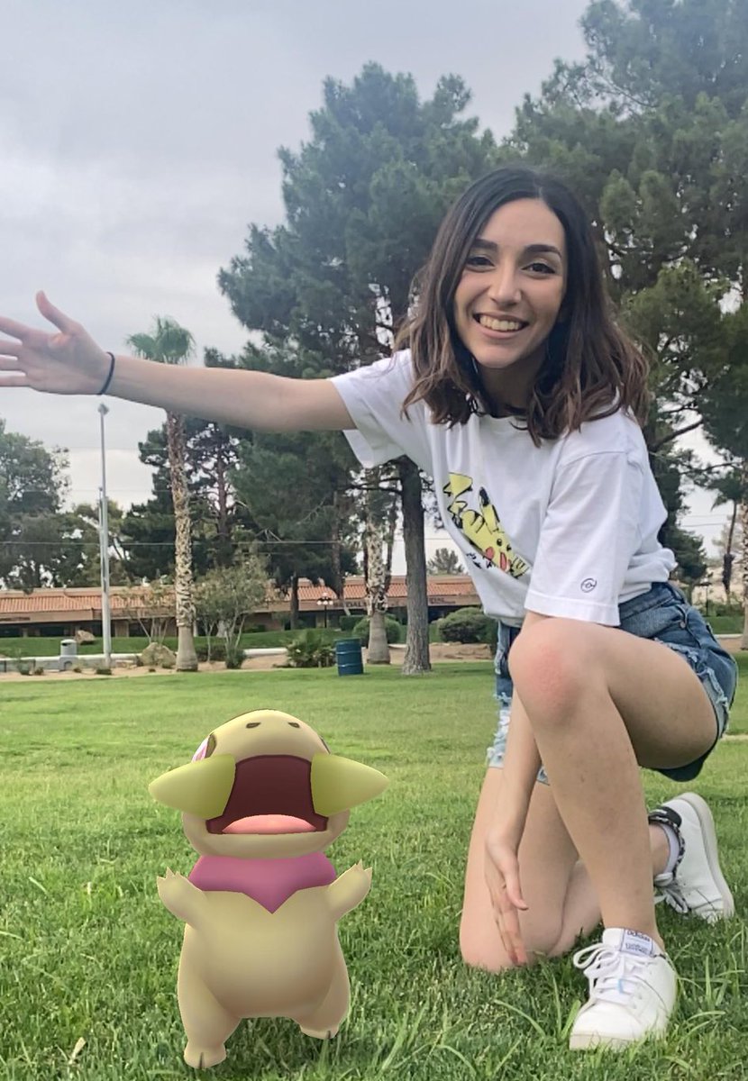 AjentVee's tweet image. Im so happy I was able to take some awesome AR photos for my friends during Community day 😭 

If there’s any way I can improve, I would appreciate the feedback! 😁 #PokemonGOCommunityDay #PokemonGOAR 

Pictured: @GlitchxCity, @insanerainmusic, @StephOfAnime, @SaltQueenTTV