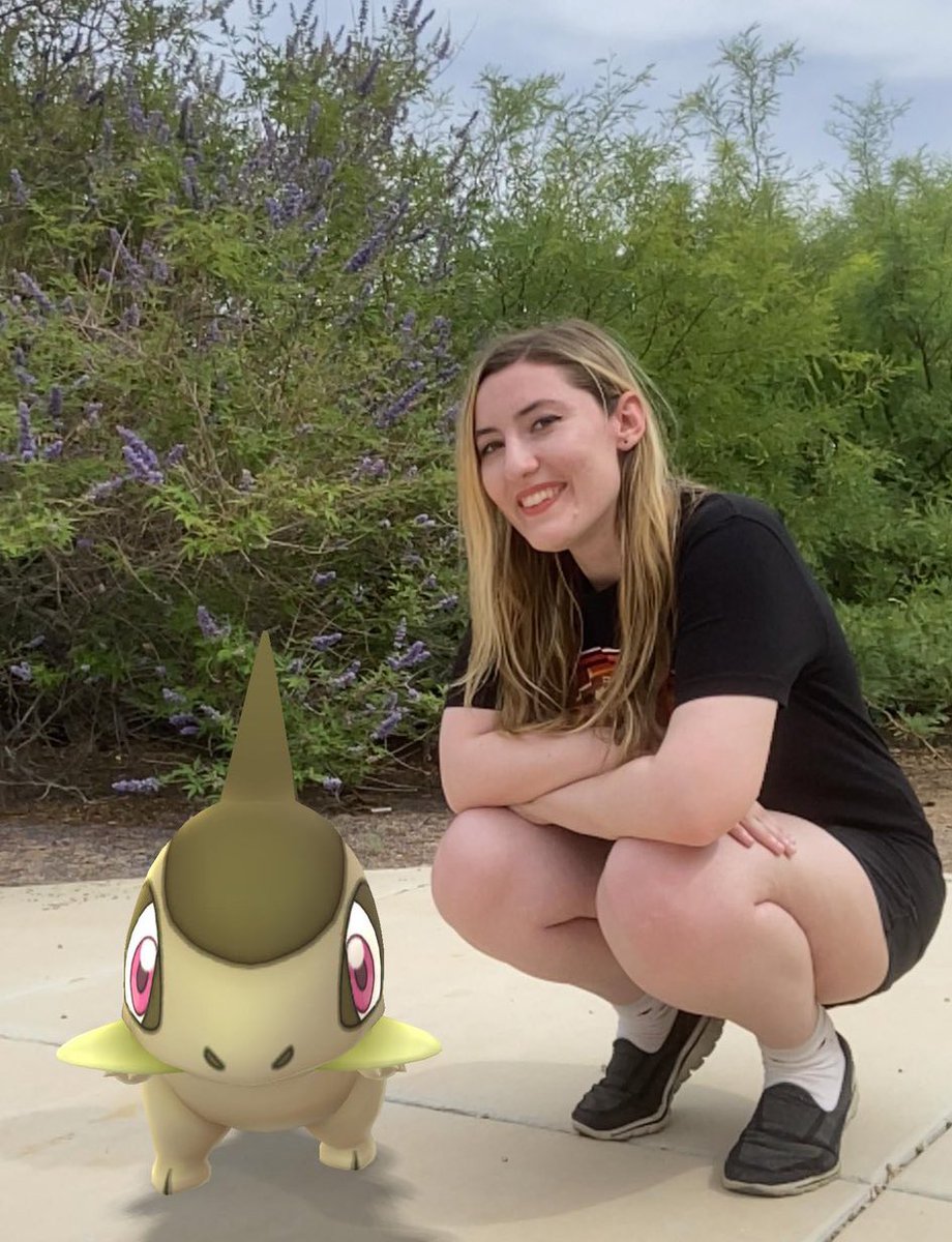 AjentVee's tweet image. Im so happy I was able to take some awesome AR photos for my friends during Community day 😭 

If there’s any way I can improve, I would appreciate the feedback! 😁 #PokemonGOCommunityDay #PokemonGOAR 

Pictured: @GlitchxCity, @insanerainmusic, @StephOfAnime, @SaltQueenTTV