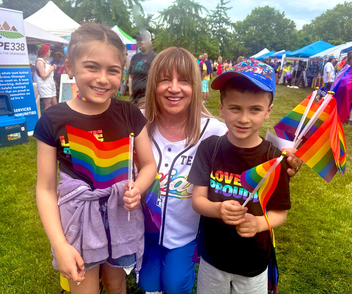 As a School Trustee I am committed to inclusivity for our students. Providing an inclusive, accepting environment provides opportunities for them to develop personally, socially &amp; academically! Thanks #SD23 staff for volunteering!  #kelownaPride #sd23ed #sd23learns #loveislove