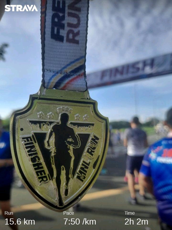 dumidyeypee's tweet photo. Sweet 16km finish for #MNLCityRun #FreedomRun2023 😊💪🇵🇭 https://t.co/ISNUyit8bR
