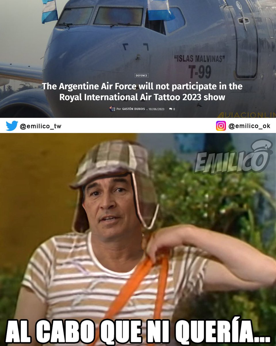 Tranquilos, ¡para el Argentina Vuela sigue en pie!

#FuerzaAéreaArgentina #RIAT #RoyalAirTatto