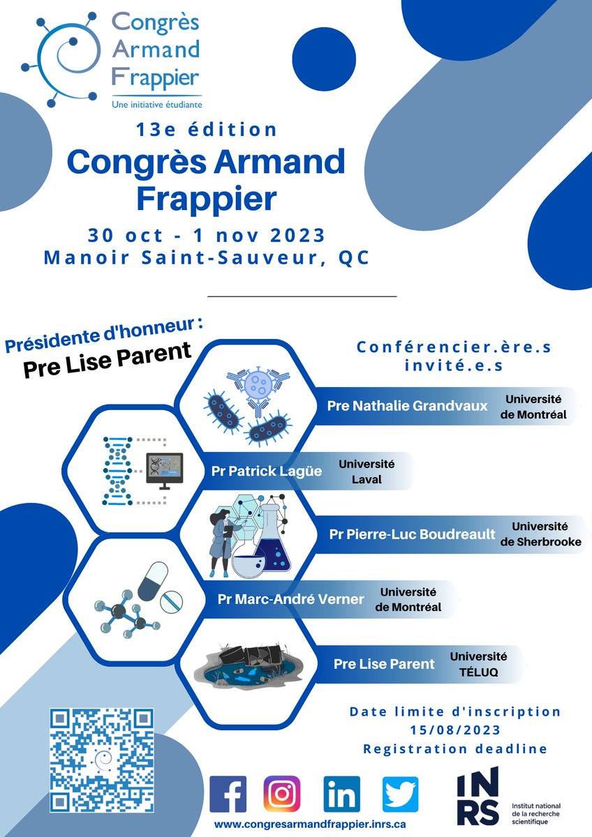 Congrès Armand-Frappier tweet media