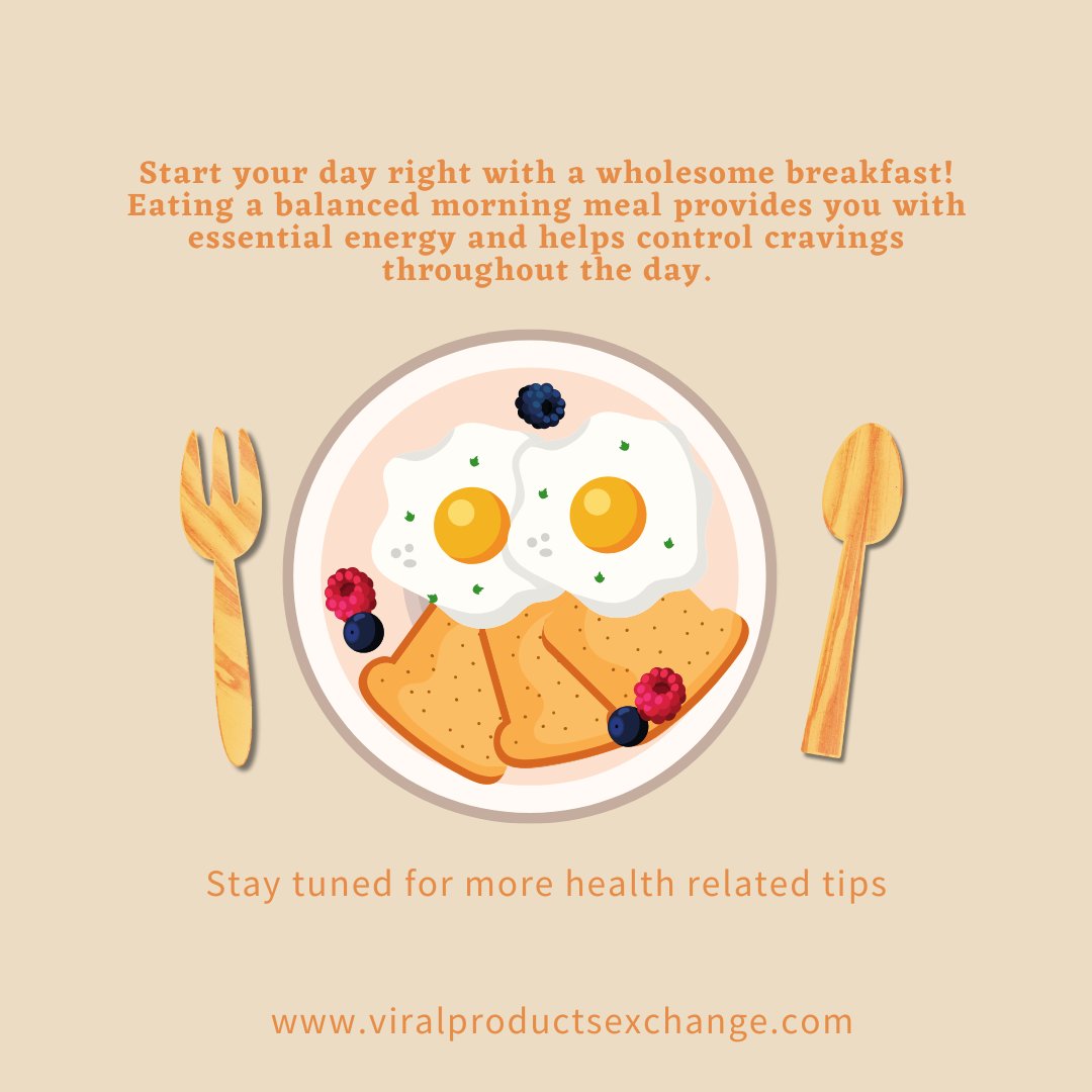 Opt for protein-rich foods, whole grains, and healthy fats to fuel your body and kick-start your #weightloss efforts.
#WholesomeBreakfast #StartYourDayRight #BornPink #BalancedMeal #HealthyChoices #FuelYourBody #ProteinRich #WholeGrains #HealthyFats #KickstartYourDay